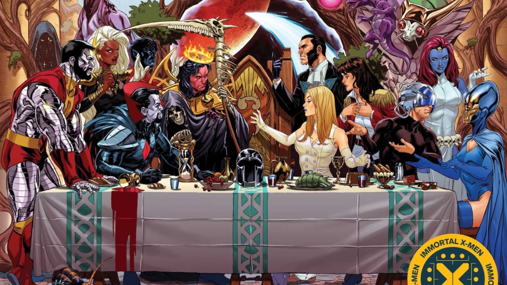 The Quiet Council sitting at a table talking