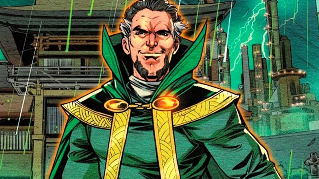 R'as al Ghul smirking in DC Comcis.