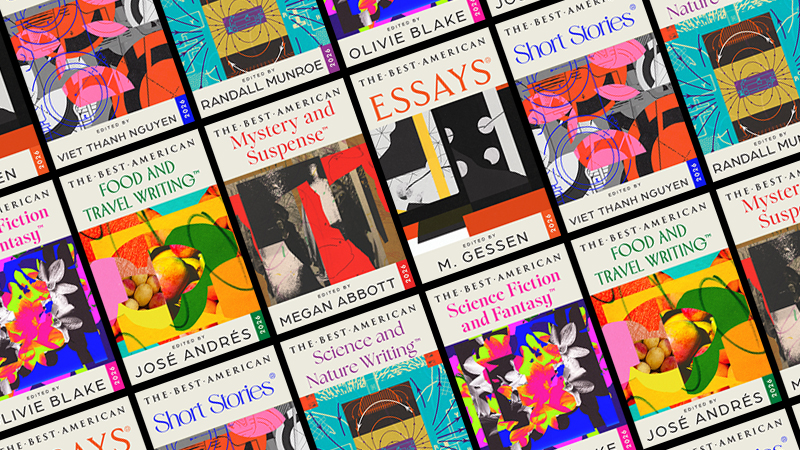 Here are the new covers and guest editors for the 2026 Best American Series.