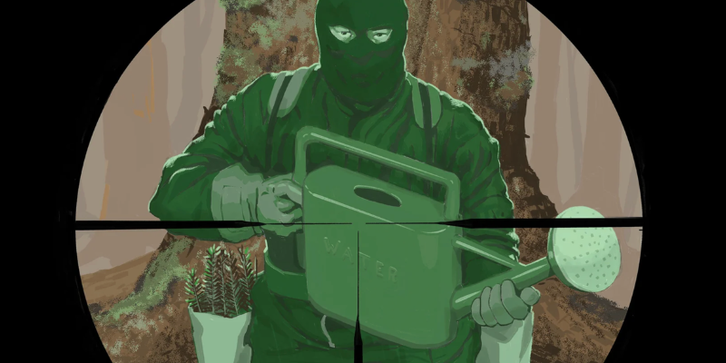 Radical in green