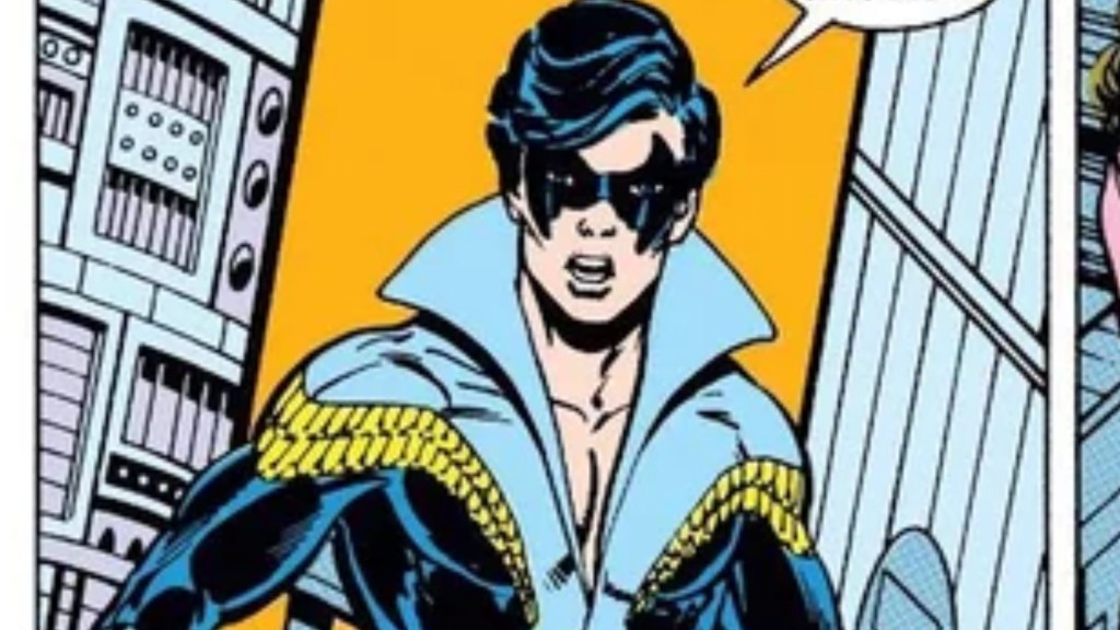 Dick Grayson's first appearance as Nightwing