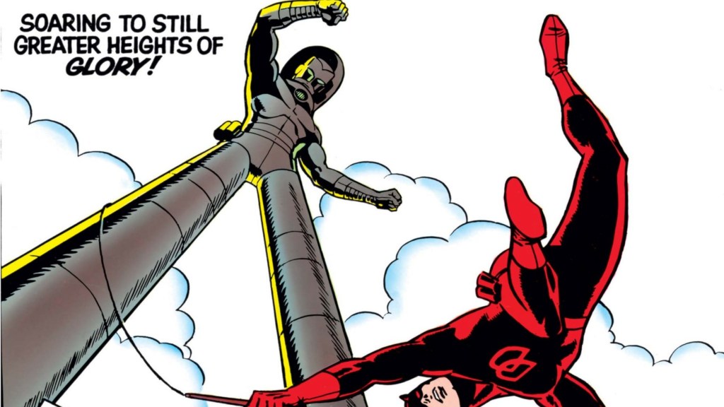 DD swings from Stilt-Man
