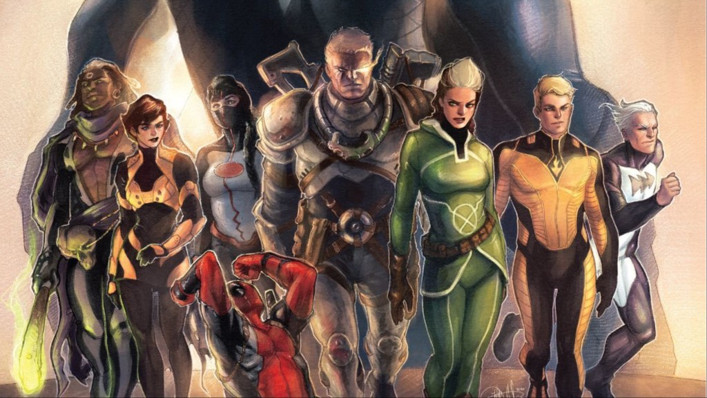 The Uncanny Avengers gathered together