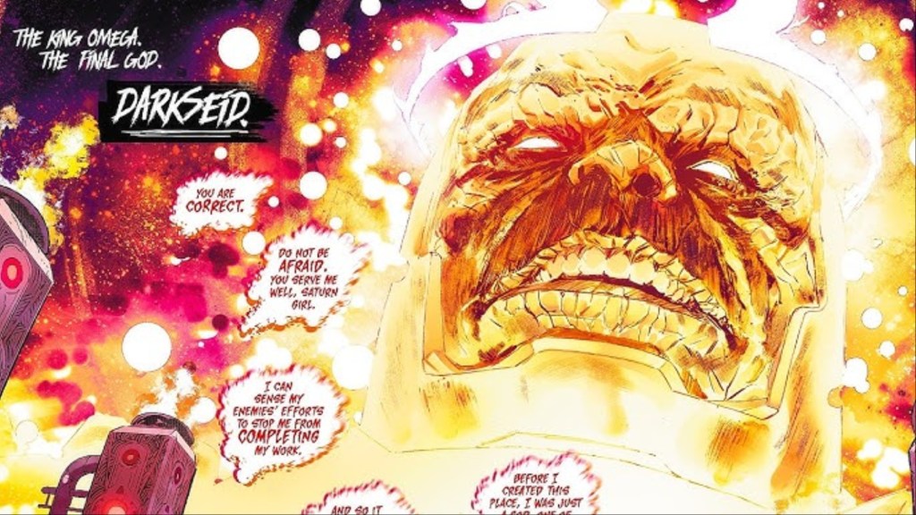 Darkseid in his form as the Final God