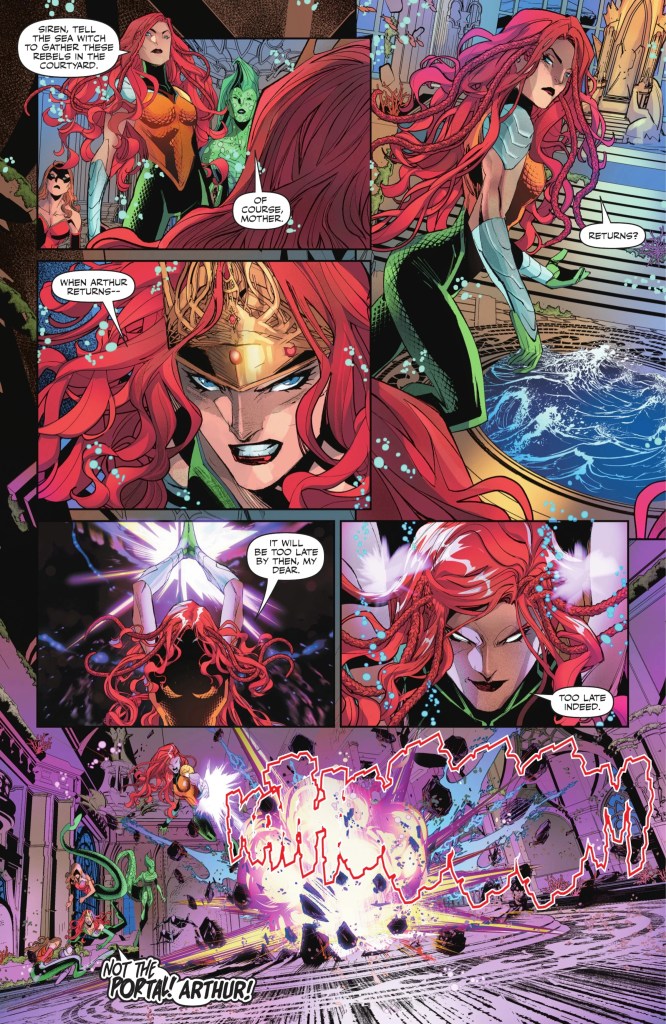 Mera fights her mother for Atlantis portal