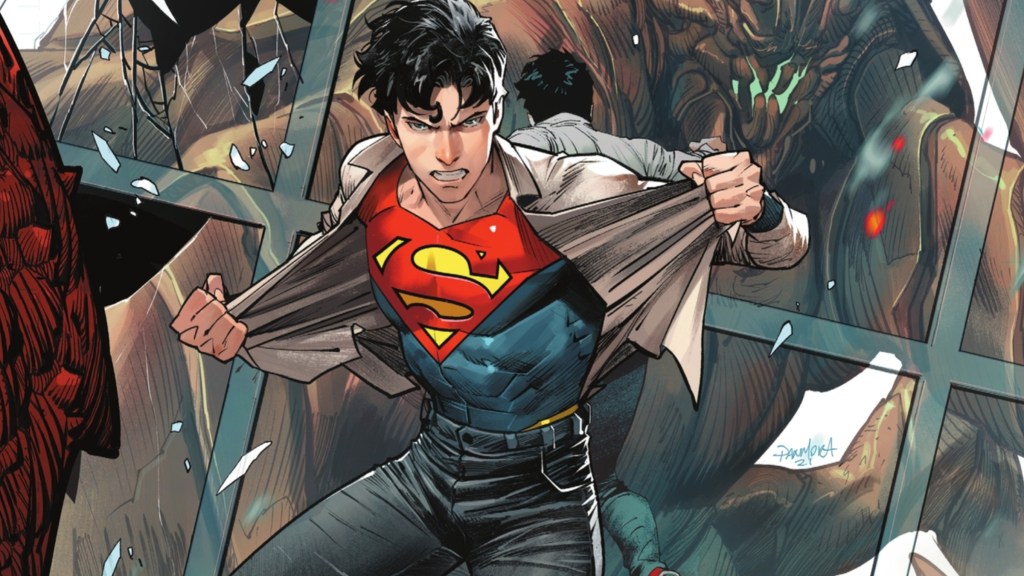 Jon Kent Revealing Superman Costume
