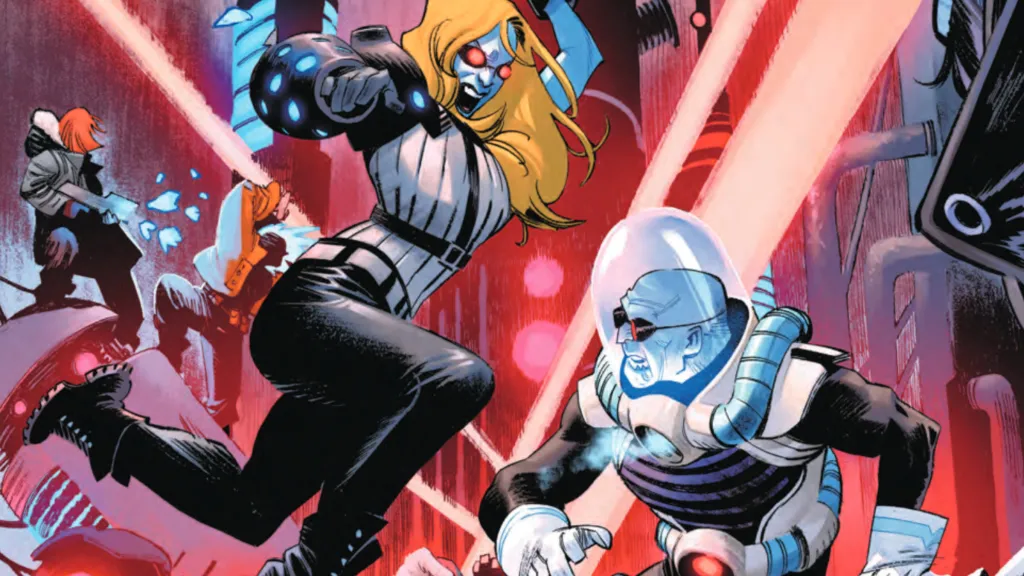 Victor and Nora Fries fighting
