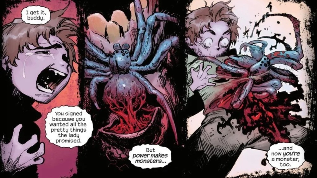 Midnight Spider-Man Power Makes Monsters