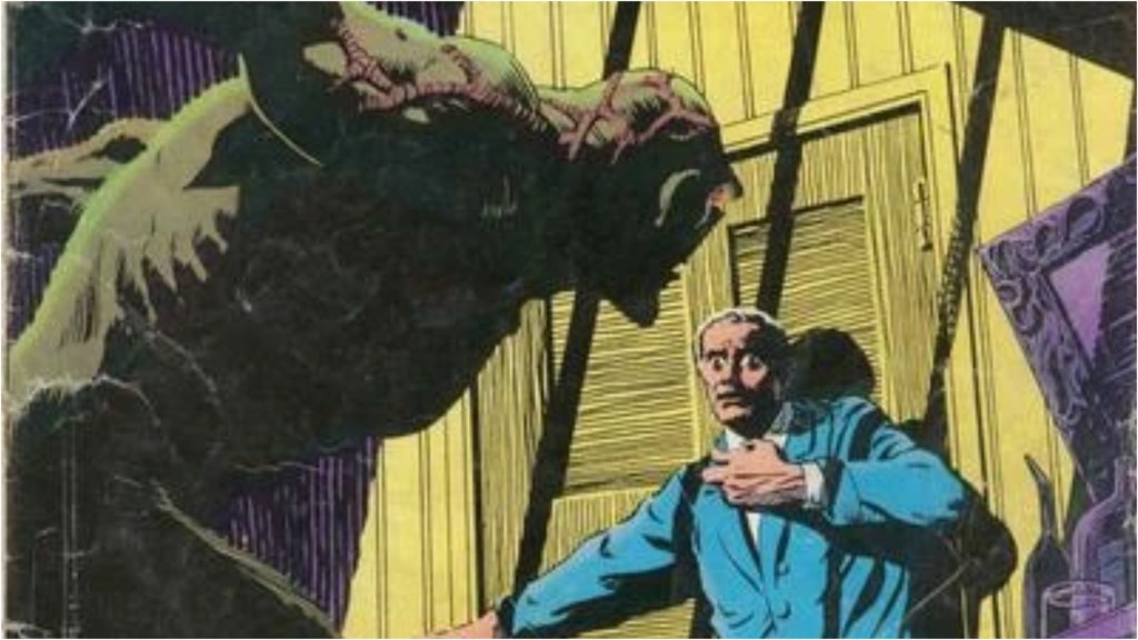 The Swamp Thing going after General Sunderland