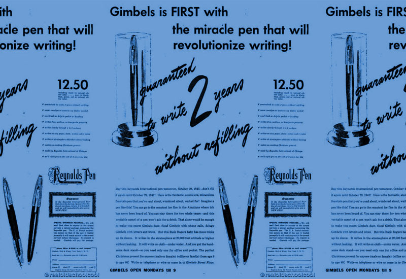 This Week in Literary History: The First Ballpoint Pen is Sold in New York City