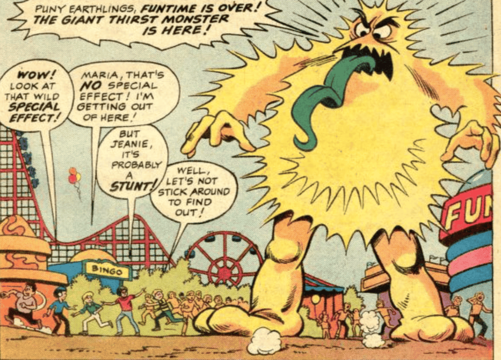 big thirstie terrorizes the fair, adventures of the kool-aid man