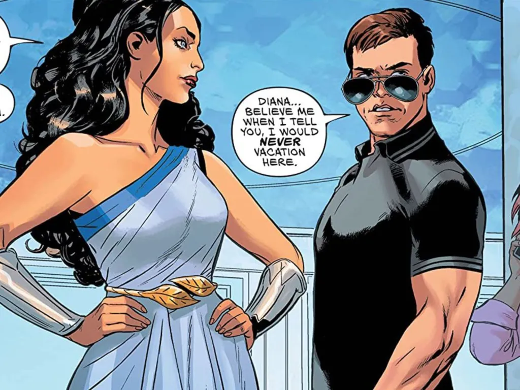 Maxwell Lord and Diana from late 2010s run by Mariko Tamaki